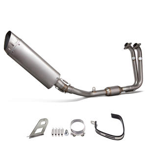 Système d'échappement complet pour moto, kit de modification, ligne de course, tuyau de liaison avant, silencieux Akra pour <span class=keywords><strong>CFMOTO</strong></span> 450SR <span class=keywords><strong>450</strong></span> <span class=keywords><strong>SR</strong></span> 2022-2025 - Product Image 1