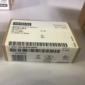 Module de contrôleur PLC <span class=keywords><strong>Siemens</strong></span> S7-1200 d'origine <span class=keywords><strong>6ES7232</strong></span>-<span class=keywords><strong>4HA30</strong></span>-<span class=keywords><strong>0XB0</strong></span> SIMATIC S7-1200 Module de sortie analogique SB 1232 1 AO - Product Image 2