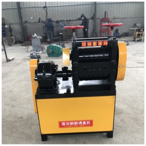 Fully Automatic Used Steel <strong>Scrap</strong> Straightening Machine 6-14mm Recycling Iron Wire Rod <strong>Rebar</strong> Straight - Product Image 2