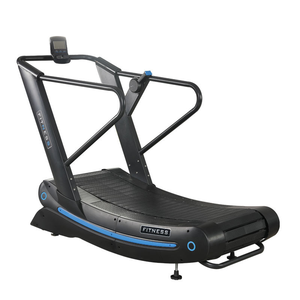 Professional Curved <strong>Non</strong>-<strong>motorized</strong> <strong>Treadmill</strong> with Handrail Manual Self-propelled Air Runner for Gym Commercial Fitness - Product Image 2