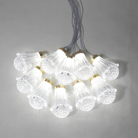 Lustre en acrylique LED à 10 têtes en forme de goutte d'eau pour mariages et scènes - Vente en gros