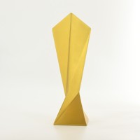 Trophée en Pierre 2026 – Forme Unique, Contenu Personnalisable, Multicolore – Fabricant de Trophées Métalliques Simples et Élégants