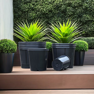 Grand plateau de jardin pour pépinière en PP noir recyclé du fournisseur en gros kit de jardinière d'<span class=keywords><strong>arbre</strong></span> <span class=keywords><strong>à</strong></span> fleurs de 1-3-5-6-7-10-15 gallons pour usage domestique - Product Image 2
