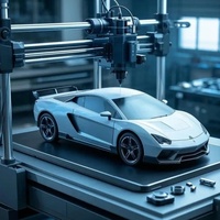 Pièces de voiture et moto imprimées en 3D : Pare-chocs avant, calandre, tableau de bord, garde-boue, portes, barrières anti-pluie, grandes modifications de carrosserie, fabriqué en Chine