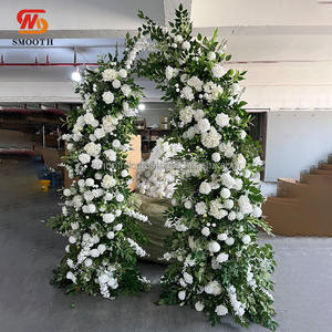 ซุ้มดอกไม้ประดับงานแต่งงาน งานอีเว้นท์ งานปาร์ตี้ สีขาว พร้อมขาตั้งโลหะ - Product Image 6