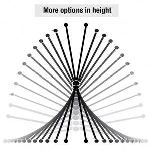 KS020 Yinyu Quick Clamp Single X Support de clavier avec hauteur réglable pour les scènes, les studios et la pratique à domicile - Product Image 5