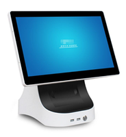 Moniteur à double écran de 15 pouces avec imprimante thermique, tiroir-caisse, Scanner de codes-barres, système Pos, écran tactile