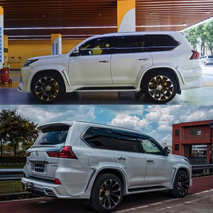 Convient pour Lexuss <span class=keywords><strong>LX570</strong></span> mise à niveau <span class=keywords><strong>WALD</strong></span> passage de roue petit surround lèvre avant et arrière élargissement modification accessoire passage de roue - Product Image 4