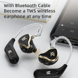 Auriculares Intrauditivos Híbridos KZ ZAS 7BA 1DD 16 Driver, Auriculares Metálicos HIFI para Música y Deporte, KZ ZAX ZS10 PRO <span class=keywords><strong>AZ09</strong></span> - Product Image 6