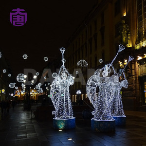 Large Flying Angel Christmas <b>Light</b> for Outdoor Plaza Park Garden and Themed Festival Decoration - Product Image 6