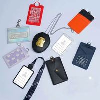 Porte-badge en gros de fournisseur d'usine de polyester de colorant de conception personnalisée bon marché avec la lanière