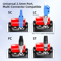Localizador Visual de Fallas de Fibra Óptica Recargable Tipo-C VFL 5G FTTH, Lápiz de Luz Roja y Verde, Interfaz Universal de 2.5mm, Linterna LED