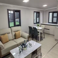 Maison mobile préfabriquée extensible prête à l'emploi de 20 pieds ou 40 pieds en acier, conteneur habitable pliable