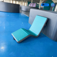 Chaise longue gonflable d'extérieur pour jardin, en PVC imperméable, transat de relaxation pour patio et fêtes, vente en gros pour adultes