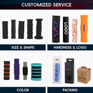 Tùy chỉnh nhựa xử lý thanh Grips PVC Dip đúc thanh Grips cho phòng tập thể dục thiết bị mềm PVC cao su xử lý Grips - Product Image 4