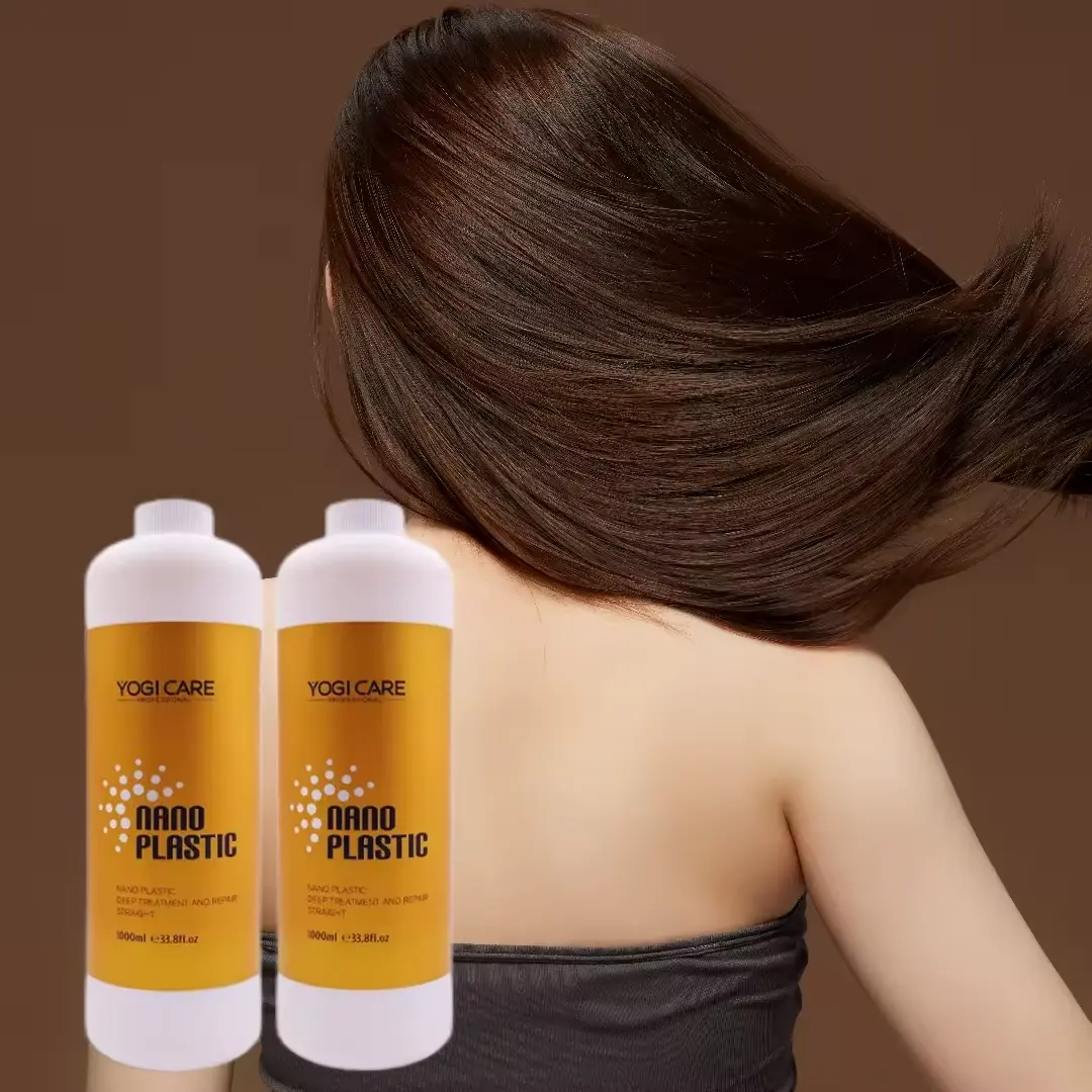 Perawatan pelurus rambut Keratin Nano Brazil profesional/pembuat Protein Keratin