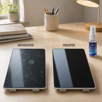 Protecteur d'écran liquide de qualité industrielle A1, nano micro-silice, essence céramique invisible modifiée anti-rayures, Guangdong