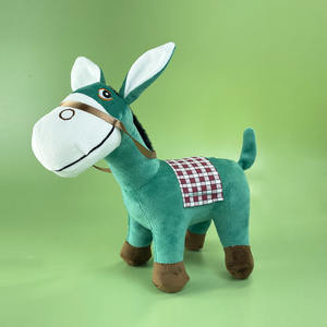 Jouet âne en peluche mignon, cadeau de remise de diplôme promotionnel, âne de <span class=keywords><strong>ferme</strong></span> en peluche doux et pas cher, jouet animal en peluche - Product Image 1