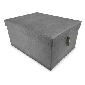 Textile <b>wardrobe</b> organizer <b>box</b> 300x400 h200 anthracite - Product Image 1