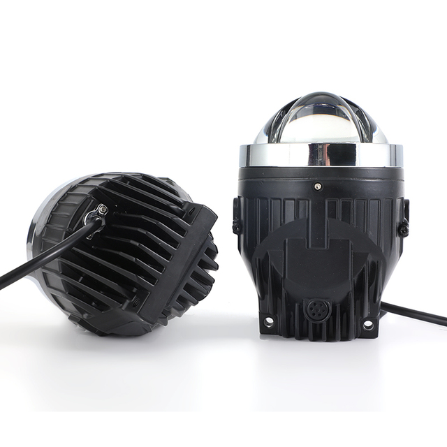 New 3 Inch 120W Matrix Bi LED Fog Lamp Projector Lens 5800K LED Hi Low Beam LED Fog Laser Fog Light Projector for Car