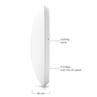 Nouveau Point d'accès Wi-Fi 7 d'entreprise U7-Pro Tri-bande 2.4G 5G 6G pour montage au plafond intérieur