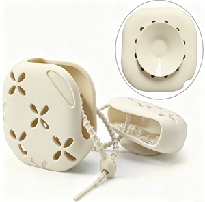 Silicone <b>Shower</b> Steamers Holder Bathroom Fragrance Storage Box, Wall Mounted Suction Cup <b>Shower</b> Aromatherapy <b>Tray</b> - Product Image 2