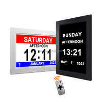 Hot Selling 8 Zoll Landschaft Porträt Uhr Display Modernes Design Fernbedienung Digitaler Kalender Tages uhr Budget-freundliches Geschenk