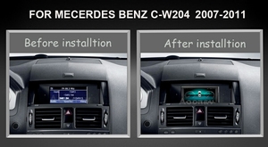 Xe Màn Hình Cảm Ứng Stereo Audio Player GPS Navigation Đơn Vị Đứng Đầu Cho Mercedes Benz C Class W204 2007-2011 Xe đài Phát Thanh Video Player - Product Image 3