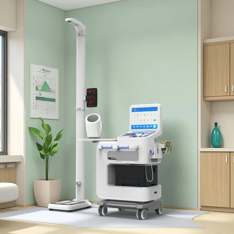 HW V2000S Telehealth Kiosk with ABS
