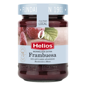 Marmellata Extra di Lamponi Helios 280G Senza Zuccheri Aggiunti Raccolta a Mano - Product Image 1