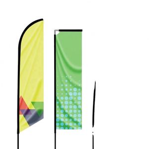 Bandera de Plumas Personalizada de Alta Calidad para Promoción y Publicidad, Fabricada por un Fabricante de Banderas Premium - Product Image 4