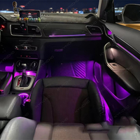 Pour Audi Q3 TYP 8U LED lumière ambiante de voiture 12v lumières ambiantes intérieures symphonie avec des caractéristiques colorées éclairage ambiant automobile