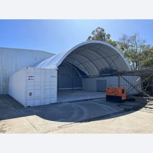 Fabricante Chino de Carpas de Almacenamiento Portátiles de Lona de PVC Resistentes al Viento de Construcción Rápida - Product Image 1