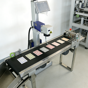 Codeur laser UV pour emballages souples, imprimante laser à alimentation automatique, date d'expiration, numéro de lot sur sachet souple - Product Image 2