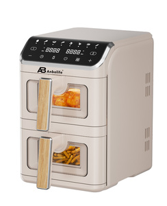 Anbolife <span class=keywords><strong>Friteuse</strong></span> à air double panier 2,5+2,5L avec fenêtre et écran tactile numérique Freidora De Aire <span class=keywords><strong>Ninja</strong></span> - Product Image 5