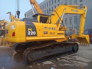 Excavadora Komatsu usada eficiente de marca famosa japonesa, máquina de excavadora usada Komatsu, excavadoras usadas en el PC220-8 - Product Image 5