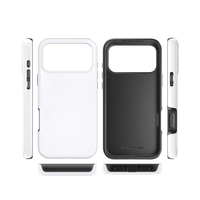 Coque de téléphone magnétique de luxe robuste à double couche pour sublimation par transfert thermique, compatible avec iPhone 17 Air, 17 Pro Max, 16, 15, 14, 13, 12