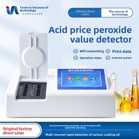 Equipo detector de valor de ácido de aceite comestible 220V para análisis de peróxido de aditivo alimentario E instrumento de prueba de aceite de alcantarillado