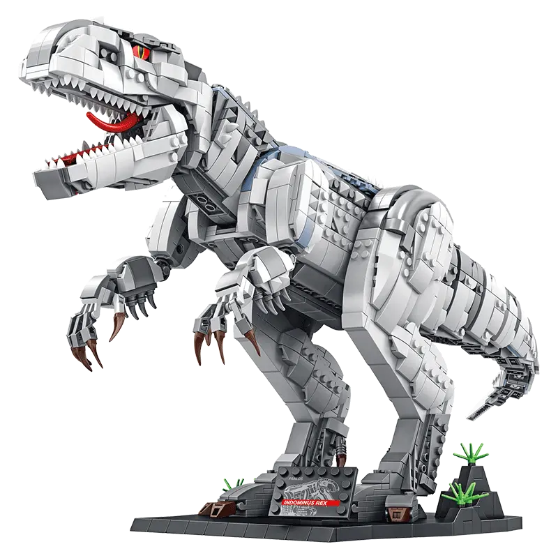 Panlos Dinosaur Model Tyrannosaurus Rex small particles puzzle building blocks assembled boy toys