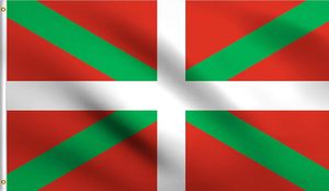 Expédition rapide, nouvelle bannière de drapeau numérique imprimée en Espagne <span class=keywords><strong>basque</strong></span>, 3x5 pieds, pour décorations extérieures - Product Image 3