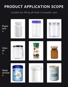 <span class=keywords><strong>Ligne</strong></span> de machines de remplissage automatique de poudre à large application pour la poudre de lait, la poudre de protéines, adaptée aux bouteilles, aux gobelets, aux pots de protéines - Product Image 3