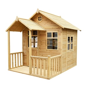 Casetta da Giardino <span class=keywords><strong>per</strong></span> <span class=keywords><strong>Bambini</strong></span> in <span class=keywords><strong>Legno</strong></span> da Esterno con Balcone - Product Image 1