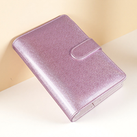 A6 A5 Macaron PU Cuir 6 anneaux Classeur Cahier à Spirale Agenda Planificateur Organisateur Papeterie