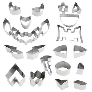 Moule à biscuits en forme de <span class=keywords><strong>citrouille</strong></span> et de chauve-souris pour <span class=keywords><strong>Halloween</strong></span> Moule à biscuits en acier inoxydable pour décoration de gâteaux pour <span class=keywords><strong>Halloween</strong></span> - Product Image 2