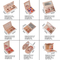 OEM & ODM – palette d'ombres à paupières personnalisée, marque privée, étanche, nude, mat, paillettes, maquillage, base d'ombres à paupières végétaliennes