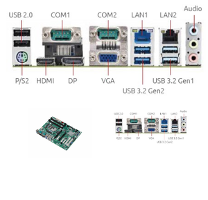 Adlinktech IMB-M46 Industrial Motherboard With Copper-128GB DDR4/Triple Display-2.5GbE for Industrial Automation Multiple Connec - Product Image 2