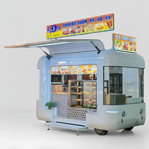 Chariot de vente de nourriture efficace dans un design moderne de capsule, idéal pour un chariot de restauration rapide ou un chariot de hot-dogs - Product Image 5