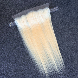ผมแท้ 100% จากโรงงานโดยตรง  แบบใส 13x6  HD Lace Frontal Closure สี 613 - Product Image 4
