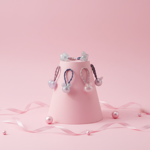 Venta caliente Candy Ctyle Kids Hair Ties con Beautiful Ball Dog Star Bear Rabbit Shape bandas elásticas para el cabello para niñas y niños - Product Image 2