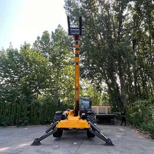 4WD <span class=keywords><strong>4</strong></span> Wheel Drive 5 Ton Brazo telescópico Manipulador telescópico 7m Telescopio diesel hidráulico Carretilla elevadora - Product Image 6